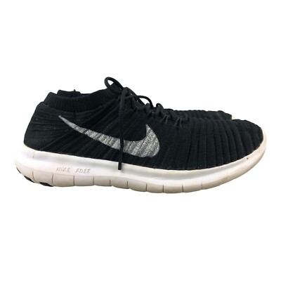 Nike Women's Size Free RN Motion Flyknit Black Running Sneakers  834585-001