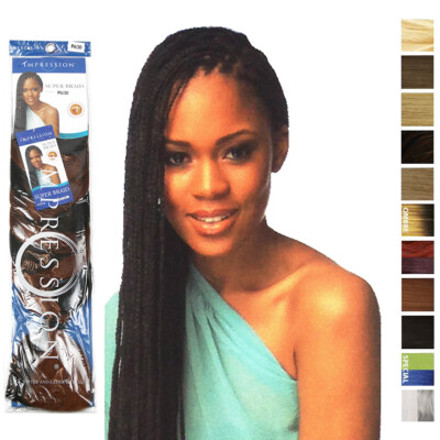 Impression Super Braid Hair Extension - ORIGINAL - Braids, Rastas, Cornrow, Bulk