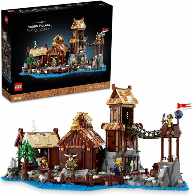 LEGO IDEAS 21343 VIKING VILLAGE VILLAGGIO VICHINGO