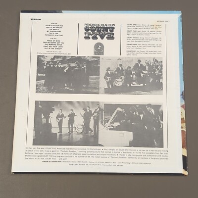 Psychotic Reaction - Count Five Vinyl Record. 1966 Stereo Original
