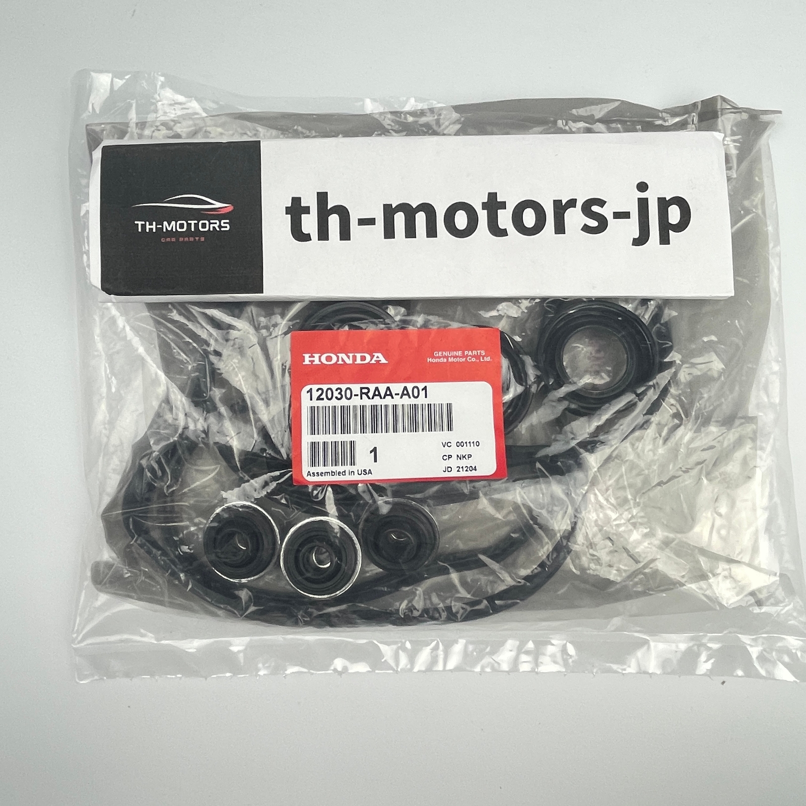 HONDA Genuine CIVIC CRV K24 K20 Valve Cover Gasket Set 12030RAAA01