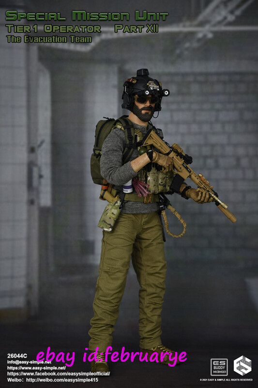 1/6フィギュアSpecialMissionUnit Easysimple Easy&Simple 26044A 1/6 Special Mission Unit Tier1 Part Xii