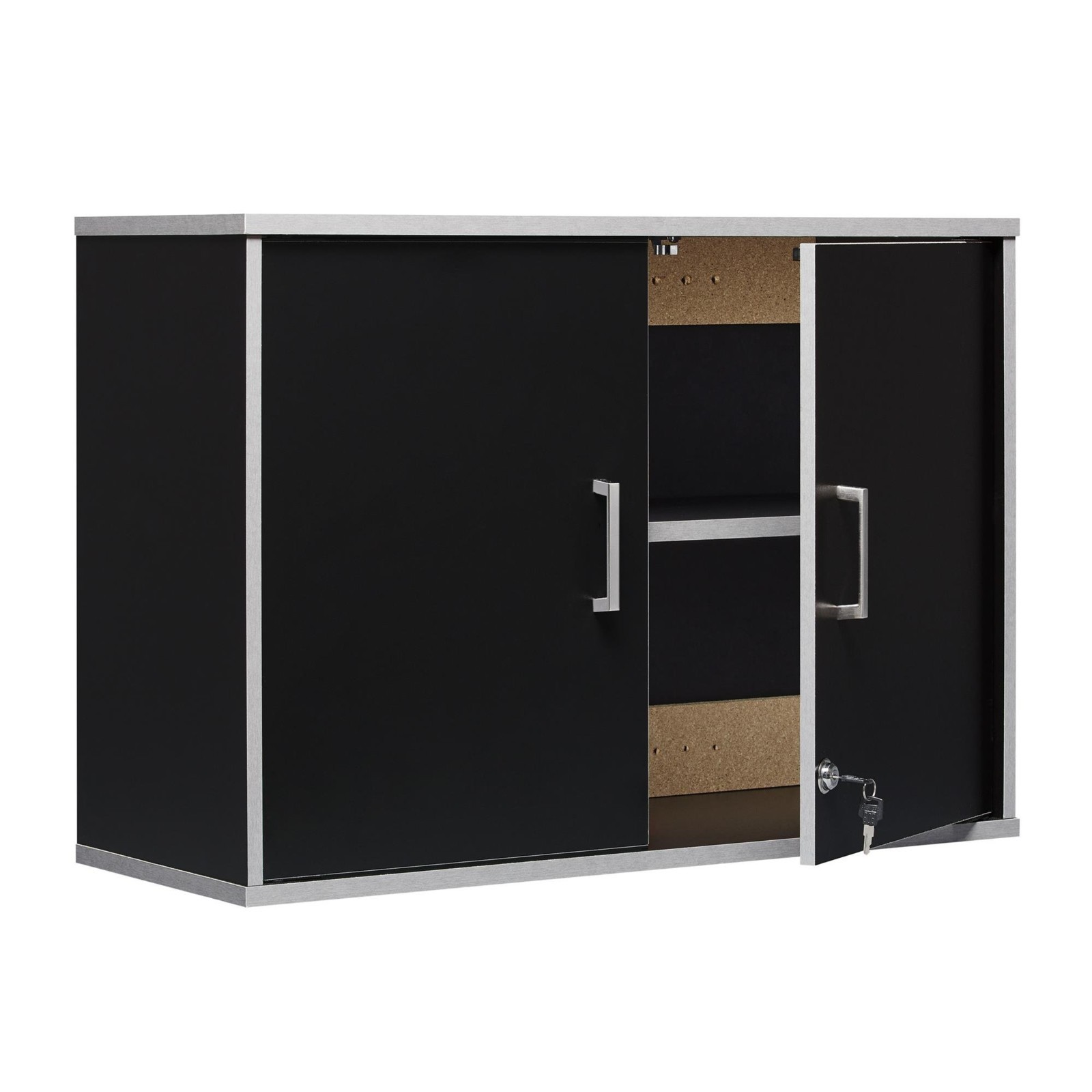 Ameriwood Home 7469056com Apollo Wall Cabinet Systembuild Black
