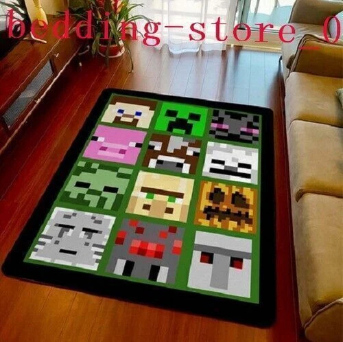 Dormitorio Salón Alfombras Antideslizantes Suelo Alfombras Niños Minecraft - Imagen 28 de 34