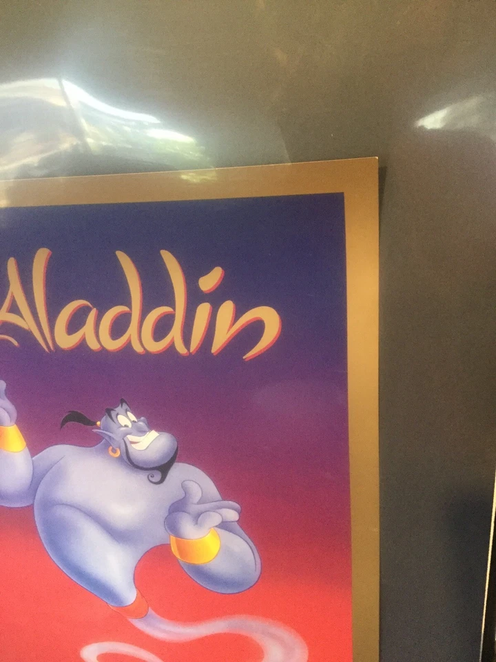 Póster de edición limitada solo para miembros del elenco de Aladdin #1756/5000 Disney, 1992/93 Foto 2 de 4
