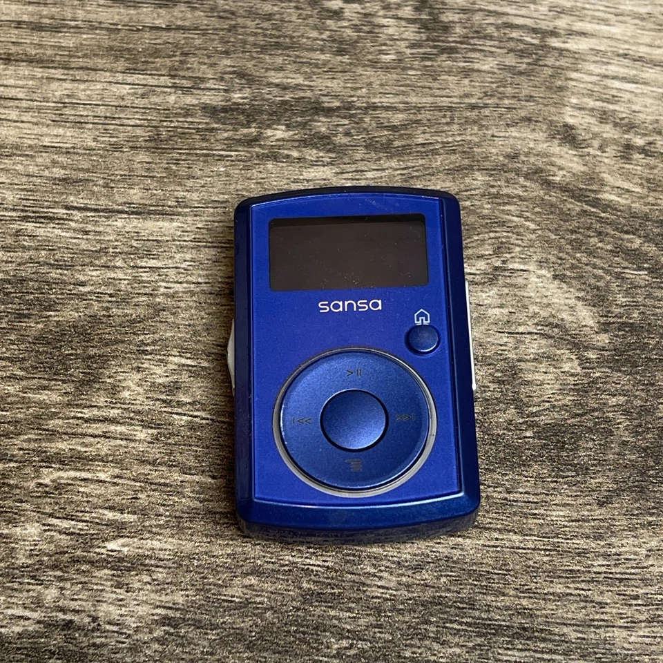 Reproductor multimedia MP3 SanDisk Sansa Clip azul USB 2.0 pantalla digital 2 GB - para piezas Foto 2 de 4