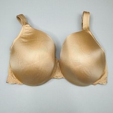 Cacique Bra 44DD Full Coverage Lined Underwire Lace Side Wings