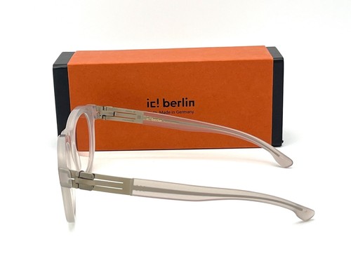 IC BERLIN GLEN Gray Smoke Bronze / Clear 49mm Eyeglasses - Picture 3 of 4