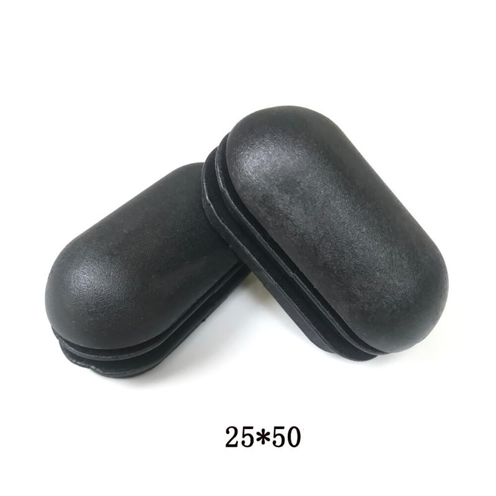 Oval Plastic End Caps Pipe Inserts Blanking Plugs Furniture Table Chair