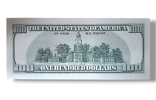 ((NEAR SOLID)) $100 2006 ((33333373)) Fancy Serial Number uncirculated - Picture 2 of 4