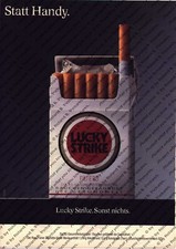 Lucky Strike Werbung Anzeige Reklame