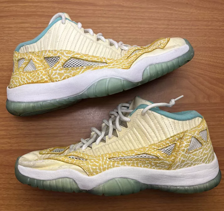 Nike Air Jordan 11 XI Retro Low Azure Maize Teal Size 9 Sneakers Nike Air Jordan 11 XI Retro Low Azure Maize Teal Size 9 Sneakers