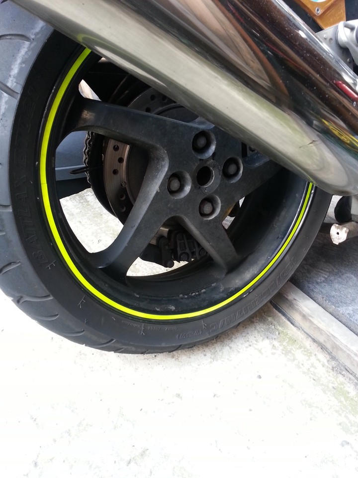 VFR800 fi RC46 anniversary Rear wheel and Swing arm Chrome plugs and