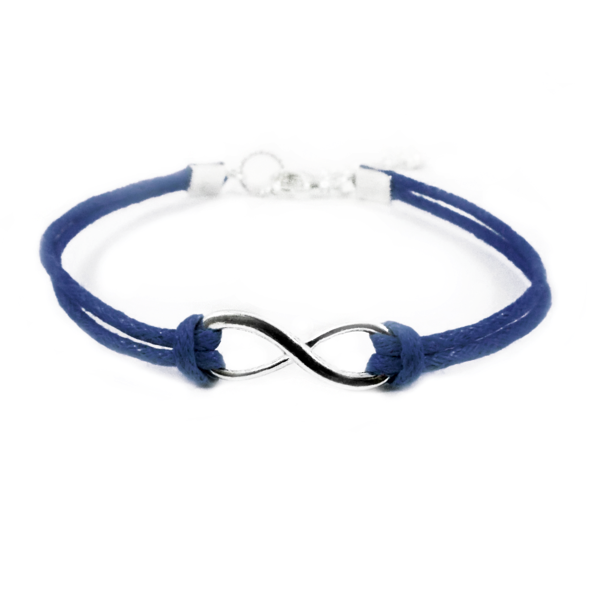 JENDEAR SHINE Bracciale Infino in Argento 925, Bracciale in Corda