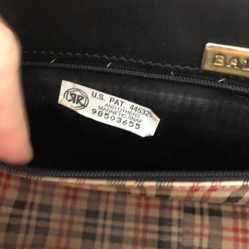Vintage Bally Black Leather Smooth Saddle Crossbody Bag Purse - Picture 19 of 24