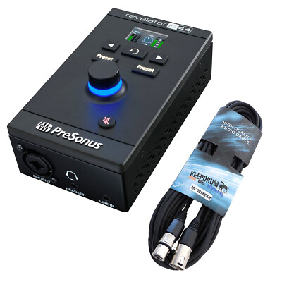 Presonus Audio-Interface USB-C Revelator io44 mit XLR-Kabel