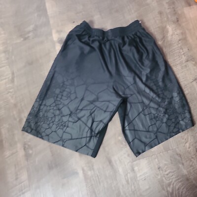 Nike KOBE BRYANT black mamba mentality like reptile skin basketball shorts sz xl