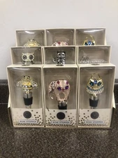 NIB Gemstone Modern Expressions WINE STOPPER CASE ( Cat/Bee/ Elephant/Cat/Purse)