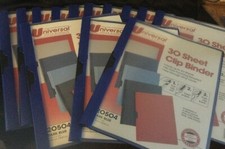 13 uniwersalnych segregatorów zaciskowych, folder wyświetlacza raportów, mocny klips, bez przebicia