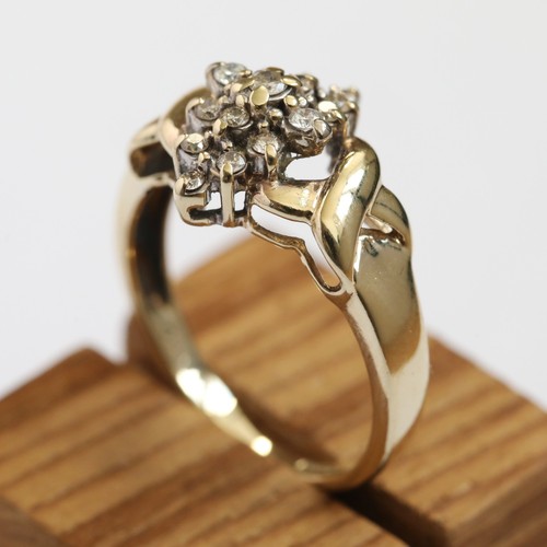 Diamond Cluster Ring
