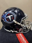 Earl Campbell Signed Tennessee Titans Football Helmet BAS Witnessed