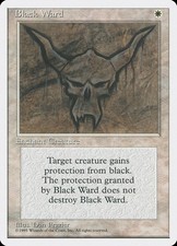 Black Ward #8 | MTG | 4ED | REGULAR | Lіghtly Played