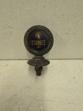 Antique Early Boyce Moto Meter Universal Temperature Gauge W Embossed Case