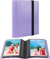 Aevdor Small Photo Album 4X6, Mini Photo Album 64 Pockets Holds 64 Pictures with