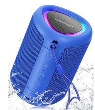 Portable Bluetooth Speaker Valentines Gifts For Him: Powerful Crystal Clear Blue