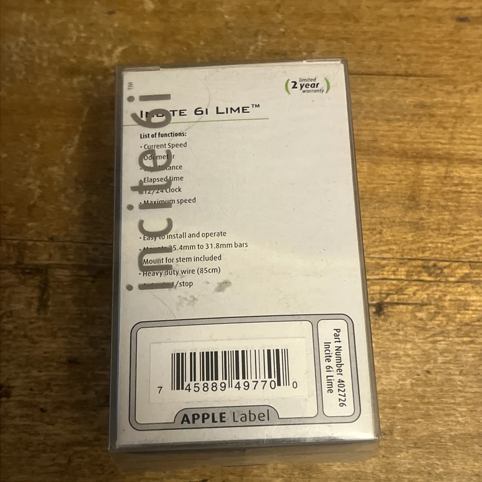 Vintage Trek Incite 6i Lime Silver Bike Computer Trek Cycling Computers 90s - Image 3 of 4