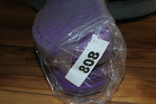 CROCS Purple Boys 3, Womens 5 Waterproof Rubber Clogs EUC - Picture 11 of 11