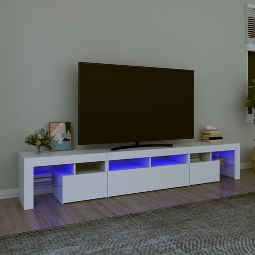 Mueble de TV con Luces LED Armario Auxiliar Consola Aparador para Salón vidaXL - Imagen 11 de 60