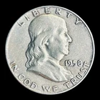 1958-D Franklin Silver Half Dollar