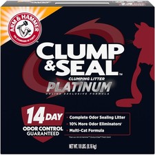 Clump Seal Platinum Cat Litter, Multi-Cat, 14-Day Odor Control, Rock-Hard