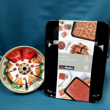 New Crofton 3 Baking Pans Rectangle & Bundt