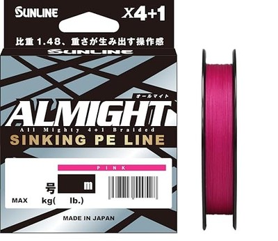 Sunline All Might 150M Single Roll Pink Size 1_