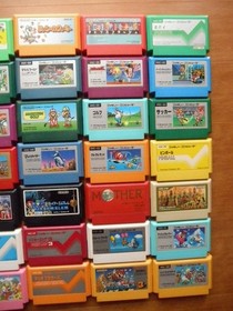 Nintendo Famicom FC Game Lot 35 Fire Emblem Mother Wars Kirby Mario USA NES Japa