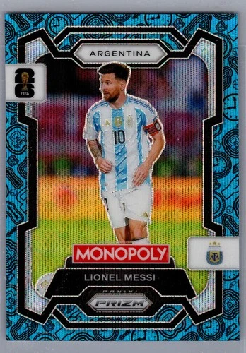 Panini 2026 Monopoly Prizm FIFA World Cup Lionel Messi #10 Argentina Prizm
