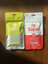 The Super Patch Company:The Boost Patch & The Freedom Patch Pack Of 28 Patches