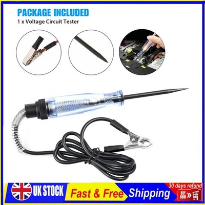 6 V/12 V/24 V Auto Sicherung Test Licht Spannung Stift Detektor Birne Stromkreistester Sonde UK