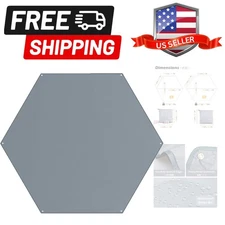 Camping Tarp Waterproof Tent Footprint Hammock Rain Fly Cover Ground Cloth Sm...