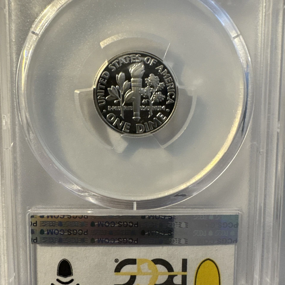 1999-S PCGS Silver Roosevelt Dime 10-Cent PR69DCAM - Image 3 of 4