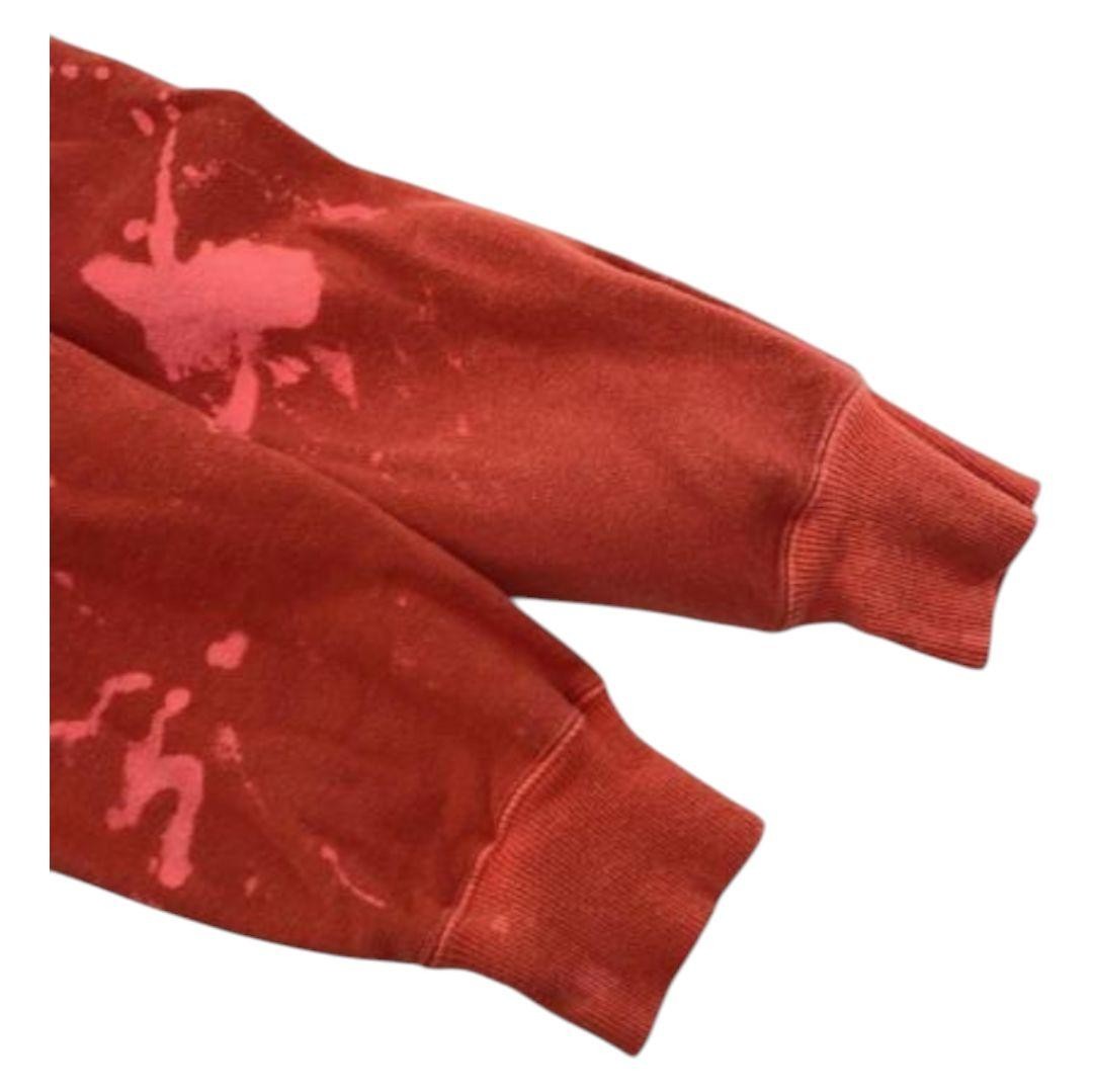 Good Used Buzz Rickson's Red Bleach Pattern Hoodi… - image 6