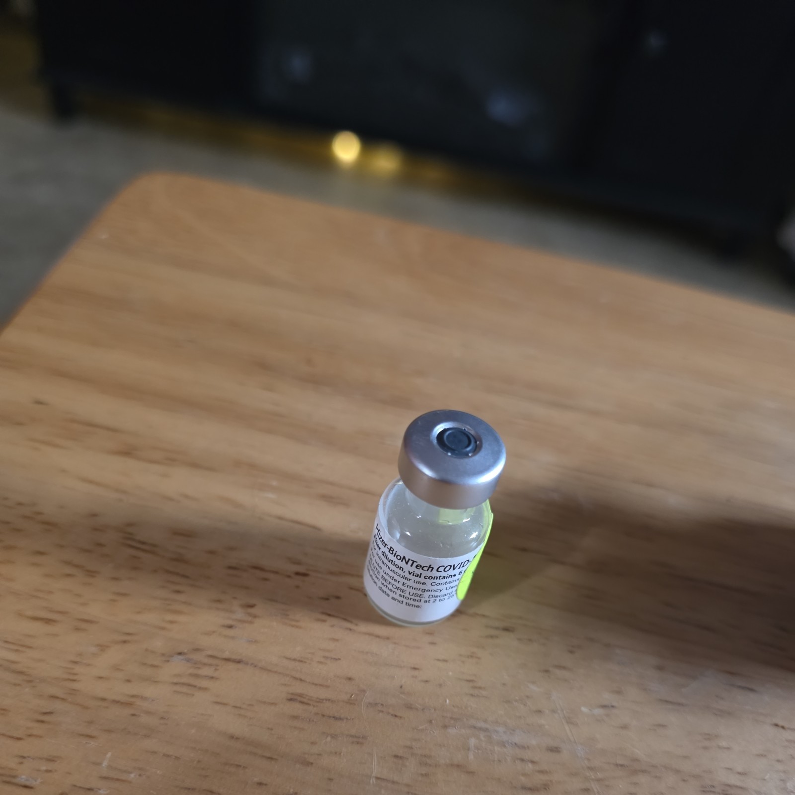 Pfizer Biontech Covid-19 Vaccine Vial Rare Pandemic Collectible - Empty