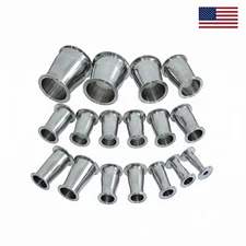 2 "- 4" Sanitary Pipe Fitting Reducer Tri Clamp Ferrule End Stainless Steel Brew