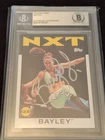 BAYLEY DIVA WWE LEGEND AUTHENTIC HAND  SIGNED AUTOGRAPHED CARD BECKETT