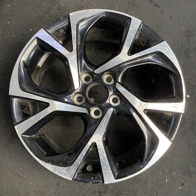 Toyota Machined Black C-HR Original Wheel 18x7 2018-2022 Factory Alloy 75224A - Image 1 of 4