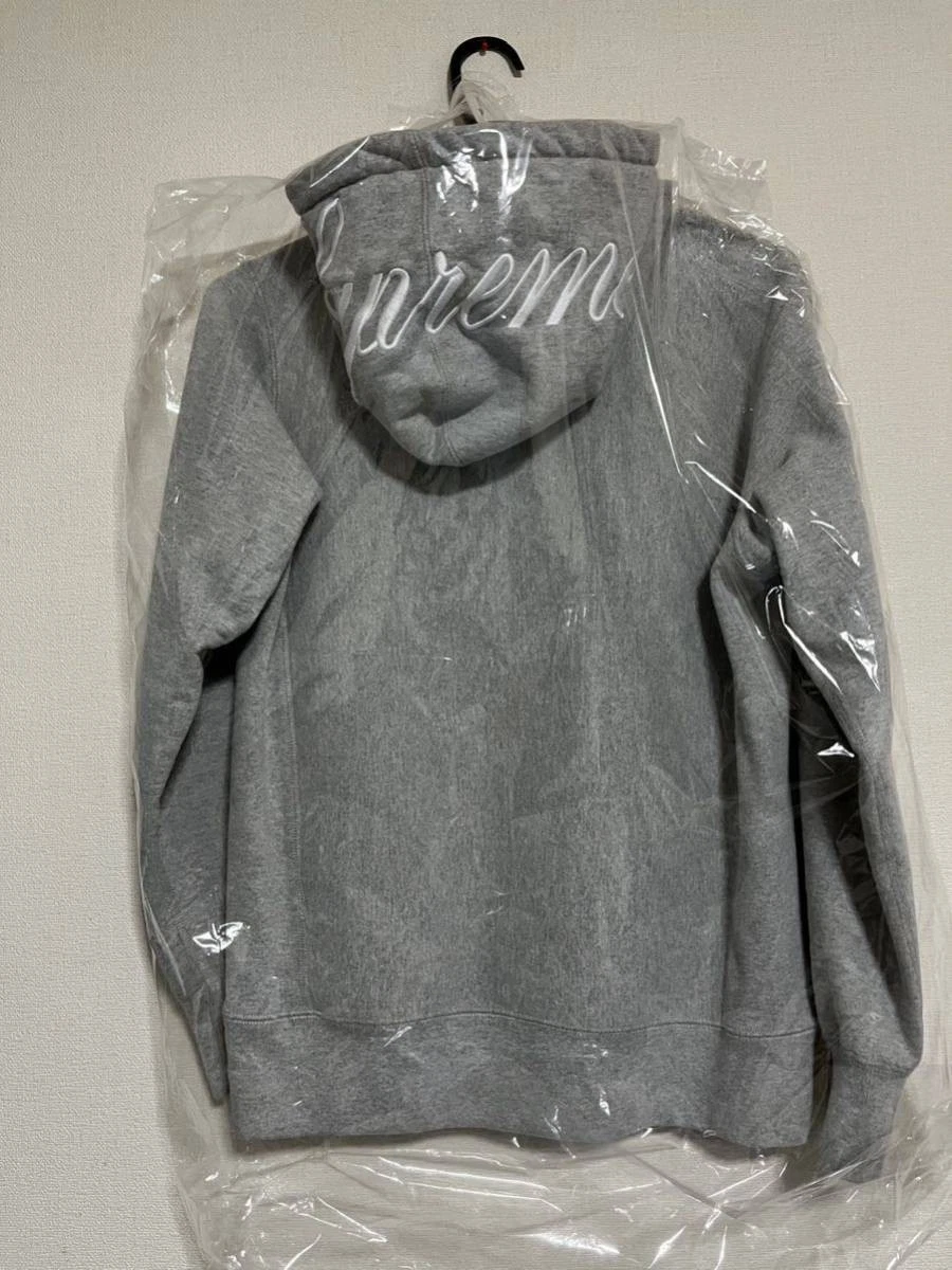Sweat à capuche Supreme Classic Script gris Script Hoodie S petit Supreme