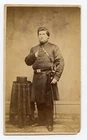 CDV of Civil War chaplain with sword, by Boggs, New Brunswick, New Jersey
