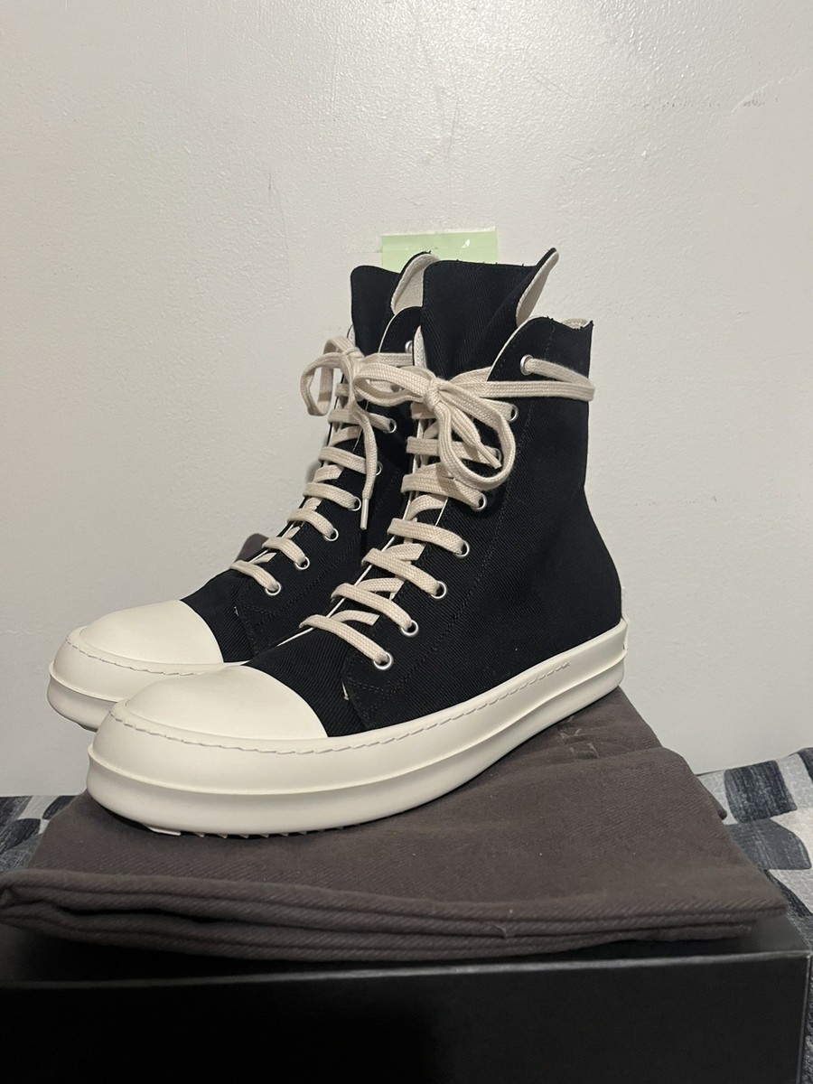 Rick Owens Drkshdw Ramones High License Plate Black Women's Size